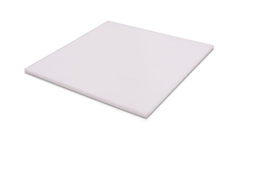 HDPE (Yüksek Yoğunluklu Polietilen) Plastik Levha 3/16 x 24” x 48 Doğal Beyaz