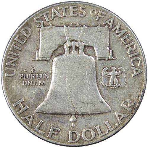 1949 Franklin Yarım Dolar AG Yaklaşık İyi 90 % Gümüş 50c ABD Sikke Tahsil