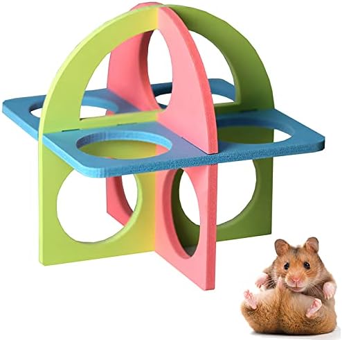 RUIYELE Hamster Oyuncak Küçük Hayvanlar Oyuncak Tünel Renkli Kobay Oyuncak Labirent Pet Spor Egzersiz Oyuncak evcil hayvan kafesi