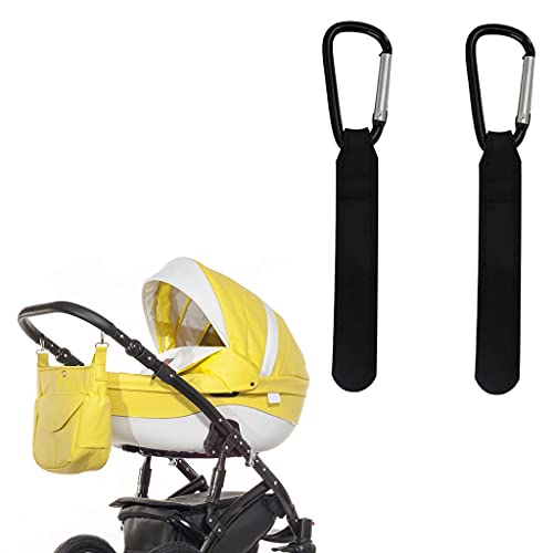 Baoblaze 2 x Bebek Arabası Kancaları, Klips Aksesuarları, Kullanışlı Dönebilen, Premium Toka Kancaları, Araba Arabası Arabası