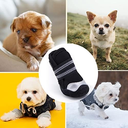 Cirloop Köpek Botları Kış Kar için Küçük Köpek Ayakkabıları