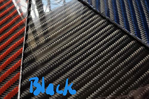 6x 24 x1/ 4 Siyah 4x4 Dimi Karbon Fiber Fiberglas Plaka Levha Paneli Parlak Bir Tarafı