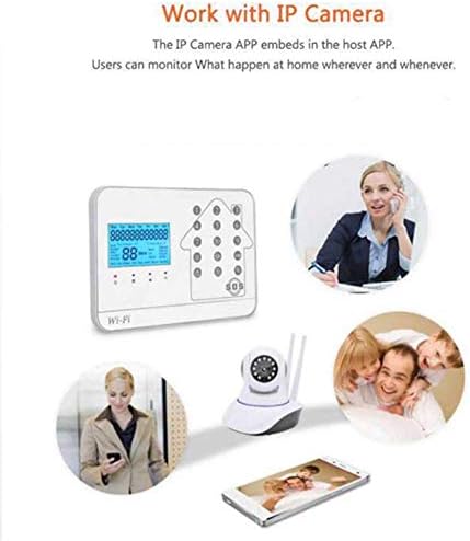 LUOYE WiFi Akıllı Alarm Sistemi Kiti, akıllı Ev Güvenlik alarm Sistemi Kiti Touchpanel Otomatik Arama ile Kapı Pencere Sensörü