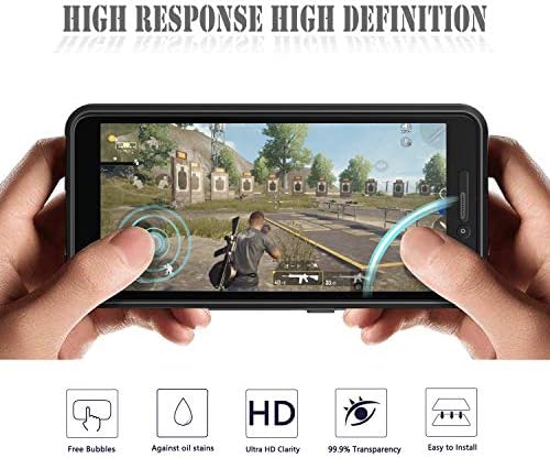 (3 Paket) Orzero Kriket Simgesi Smartphone için Uyumlu Temperli Cam Ekran Koruyucu, 9 Sertlik HD Çizilmez Kabarcıksız (Ömür Boyu