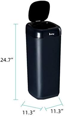 ZOKOP Otomatik Çöp Tenekesi,35L / 9.2 Galon Akıllı Hareket Sensörü Çöp Kutusu, Dokunmatik Hareket Sensörü Kapağı ve Kızılötesi
