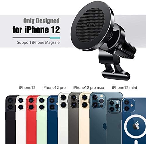 Manyetik Telefon Araç Montaj için iPhone 13 : Araç Telefonu Tutucu Dağı için iPhone 12-Hava Firar Cep Telefonu Tutucu için Araba,
