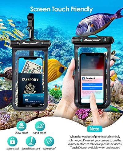 Evrensel Su Geçirmez Kılıf, su Geçirmez Telefon Kılıfı için Uyumlu iPhone 13 12 11 Pro Max XS Max XR X 8 7 Samsung Galaxy s10