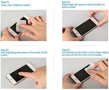 (5 Paket) Apple iPhone 8 İçin iFlash Temperli Cam Ekran Koruyucu 4.7 İnç / iPhone 7 4.7 İnç-Şeffaf Kristal Berraklığında / 2.5