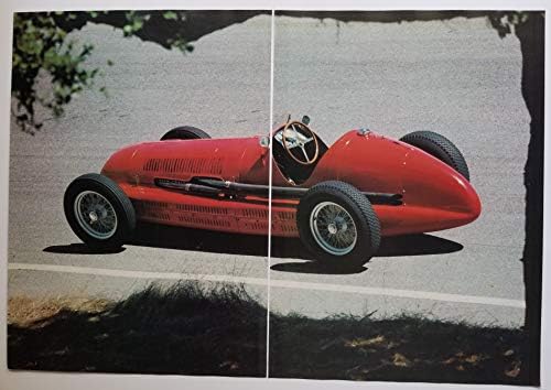 Dergi Baskı Makalesi: 1940 Maserati 8CL, 1980 Road and Track Dergisinden, Phil Hill tarafından, Maserati'nin Indianapolis'teki
