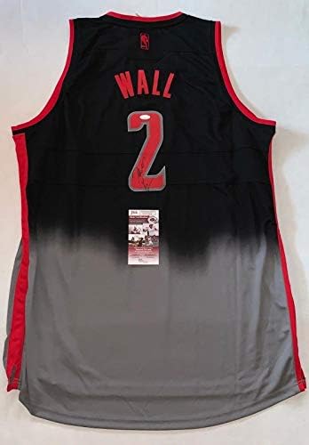 John Wall imzalı Washington Wizards Sınırlı Sayıda Swingman Fadeaway forması JSA İmzalı NBA Formaları