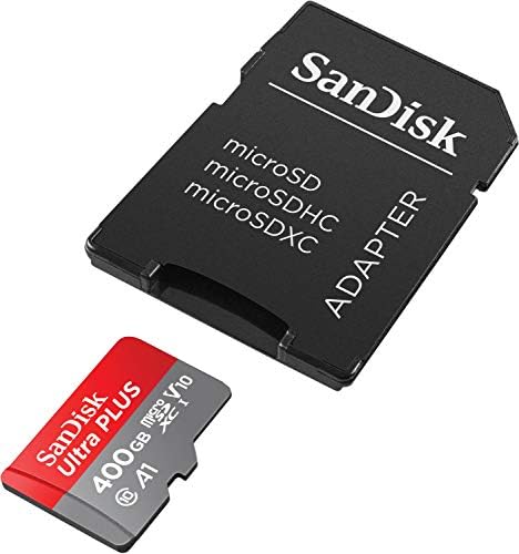 Adaptörlü SanDisk 400GB Ultra microSDXC UHS-I Hafıza Kartı-100MB / s, C10, U1, Full HD, A1, Mikro SD Kart-SDSQUAR-400G-GN6MA