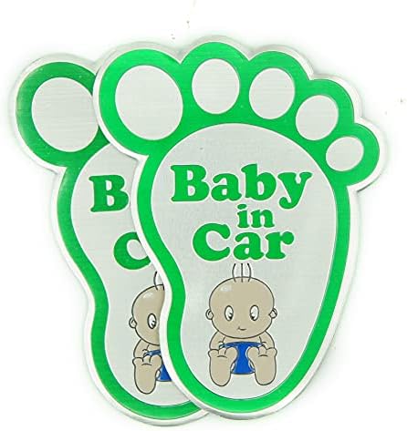 Bebek Araba Çıkartmaları İşareti ve Çıkartması, Bebek Araba Etiketi, Çıkarılabilir Güvenlik Etiketi Duyuru Panosu, Sevimli Bebek