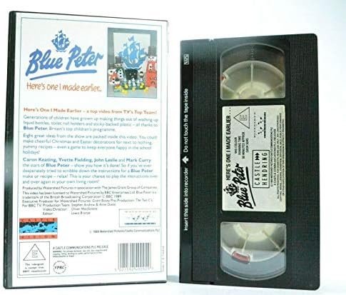 Blue Peter: İşte Daha Önce Yaptığım Bir Tane-İngiliz Çocuk Programı-Pal VHS