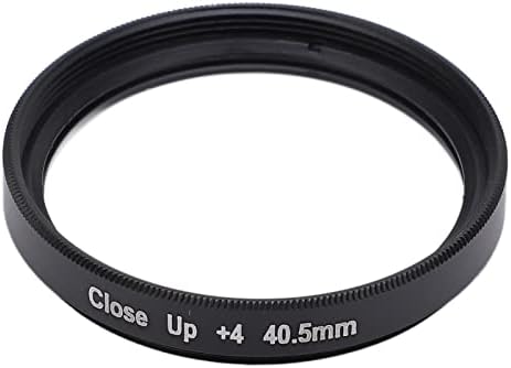 Weiyiroty Kamera Lens Büyütme Filtresi, Yüksek Netlik Küçük Nesne Çekimi için Basit Kullanım Renksiz 40.5 mm Makro Filtre (4