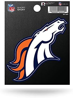 NFL Denver Broncos Kalıp Kesim Takım Logosu Kısa Spor Etiket