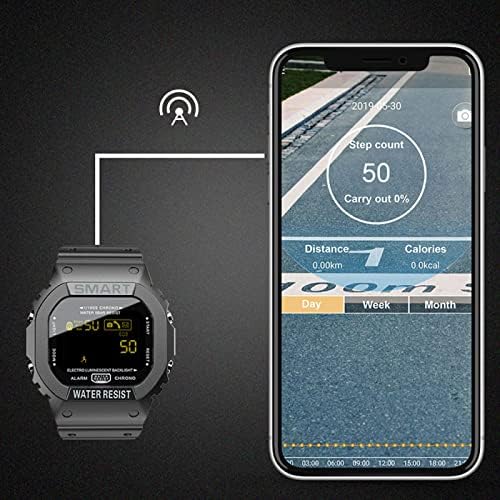 Akıllı saat Erkekler Spor Spor Pedometre Su Direnci Çağrı Hatırlatma Saat Dijital ios için akıllı saat Android