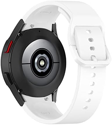 YUUAND akıllı saat kordonları Yedek Düğme Silikon Spor Kayış için Galaxy İzle 44mm Unisex Spor Kayış Renkli