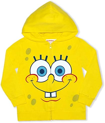 Nickelodeon Çocuğun Spongebob Squarepants Karakter Hoodie Ceket