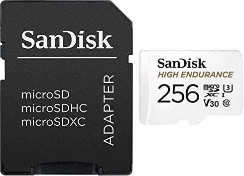 SanDisk 256 GB microSDXC Yüksek Dayanıklılık Hafıza Kartı (2 Paket) Garmin Çizgi Kam 47 için, 57, 67 W, Mini 2 Serisi (SDSQQNR-256G-GN6IA)