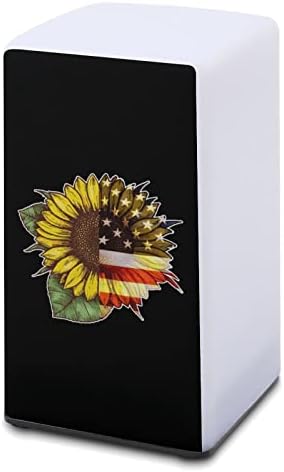 Ayçiçeği amerikan bayrağı masa lambası basit başucu gece ışık ev ofis yurt masası dekor için
