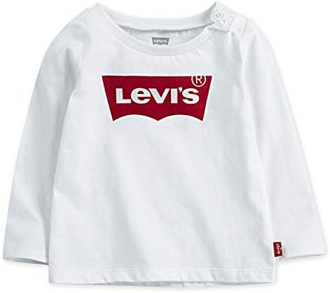 Levi'nin Bebek Kızlarının Uzun Kollu Grafikli Tişörtü