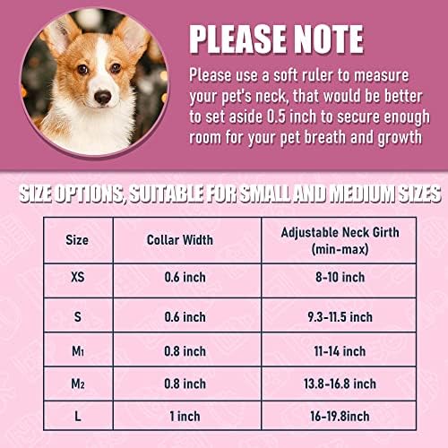 Deri Köpek Tasması ve Tasma Setleri, 13.8 -16.8 Boyun Grith ve Orta Köpekler için 4ft Tasma