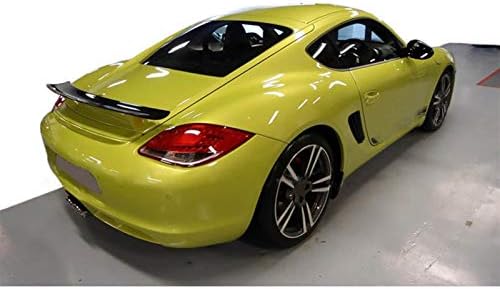 SHENYUAN Karbon Fiber Arka Spoiler Porsche 987 Cayman 2005-2012 ıçin Fit Porsche 987 ıçin Karbon Fiber Arka Bagaj Kapağı Dudak