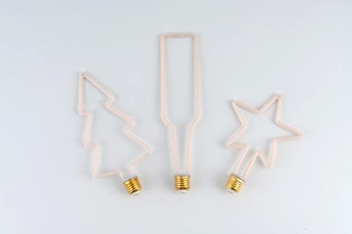 Filament ampul 8 W [noel ağacı hattı ışıkları] e27 bar restoran Noel ve yeni yıl tatil dekorasyon LED plastik esnek hattı ampuller