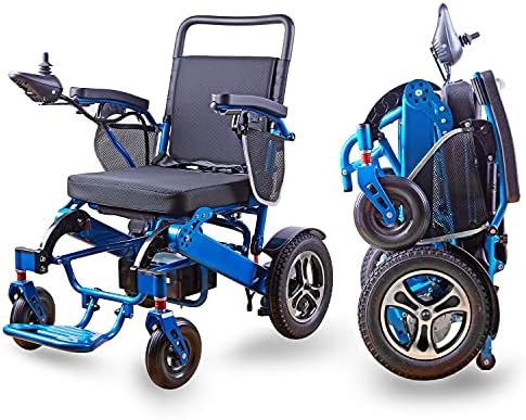 Yetişkinler için ActiWe Elektrikli Tekerlekli Sandalyeler-Uzaktan Kumandalı Portatif Katlanabilir Motorlu Tekerlekli Sandalye-Tüm