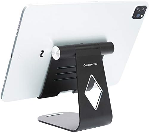 Tablet Standı Tutucu Ayarlanabilir - Meşe Savana iPad Standı ve Masa Tutacağı, Masaüstü Yuvası iPad Mini, iPad air, iPad Pro