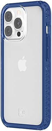 Incipio Grip Serisi iPhone için Kılıf iPhone 13 Pro (6.1), Çok Yönlü Kavrama, 14 ft (4.3 m) Düşme Koruması-Klasik Mavi/Şeffaf