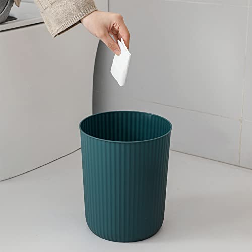 Küçük çöp tenekesi Plastik Çöp Sepeti 1.5 Galon / 6 Litre Yuvarlak Çöp Konteyner Bin için Banyo, Mutfak, Ev Ofis, Yurt, Çocuk