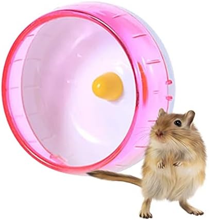 WZHSDKL Hamster Tekerlek Kaymaz Sessiz Koşu egzersiz tekerleği Oyuncaklar Gerbil Chinchilla Küçük evcil hayvan kafesi Aksesuarları