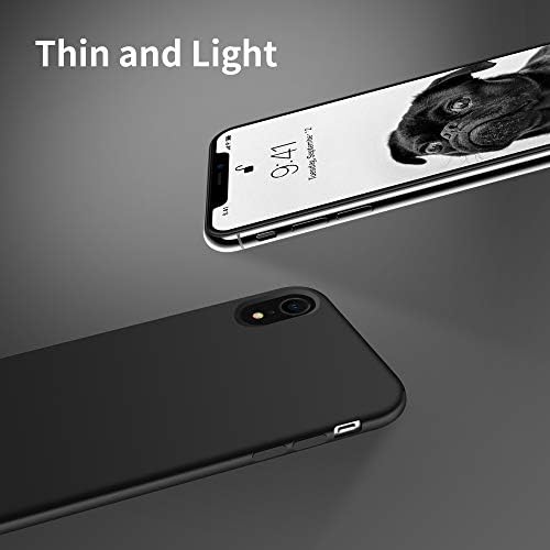 OTOFLY iPhone XR Kılıf ile Uyumlu, [İpeksi ve Yumuşak Dokunuş Serisi] Premium Yumuşak Sıvı Silikon Kauçuk Tam Vücut Koruyucu