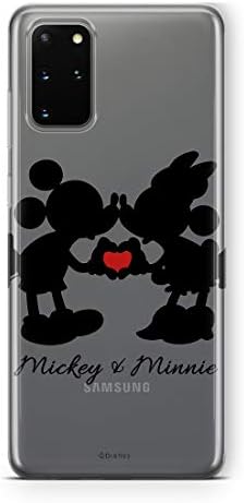 Orijinal Disney Mickey ve Minnie TPU samsung kılıfı Galaxy S20 Artı, Galaxy S11, Sıvı Silikon Kapak, Esnek ve İnce, Ekran Koruyucu,