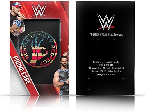Kafa Durumda Tasarımlar Resmen Lisanslı WWE AJ Stilleri Amerikan Bayrağı Superstars Deri Kitap Cüzdan Kılıf Kapak Samsung Galaxy