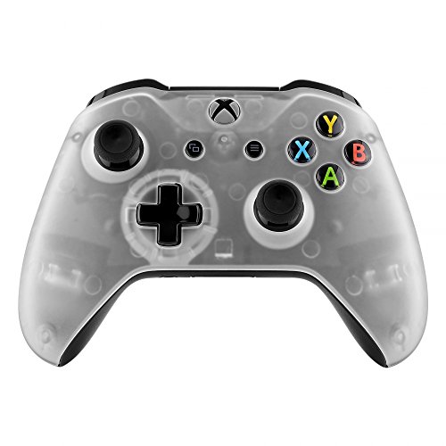 Xbox One Kablosuz Denetleyicisi için Aşırı Sisli Şeffaf Ön Kapak (Model 1708), Xbox One S ve Xbox One X Denetleyicisi için Özel