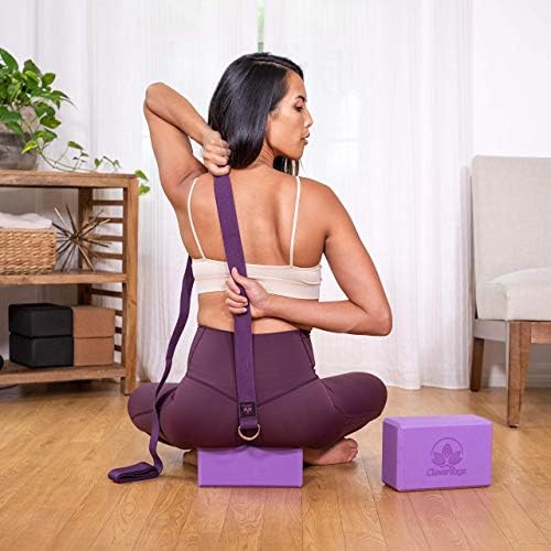 Akıllı Yoga 2 Hafif Yoga Bloğu ile Daha Uzun ve Daha Geniş Yüksek Yoğunluklu TPE Yoga Matı