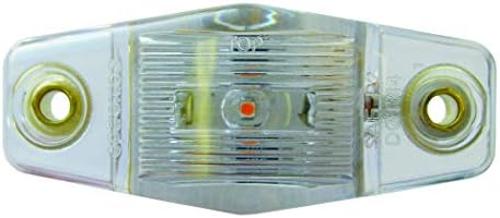 Optronics MCL99AC1BP Mini LED İşaretleyici Işığı, Şeffaf Lensli Kehribar